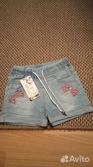 Джинсовые шорты на девочку