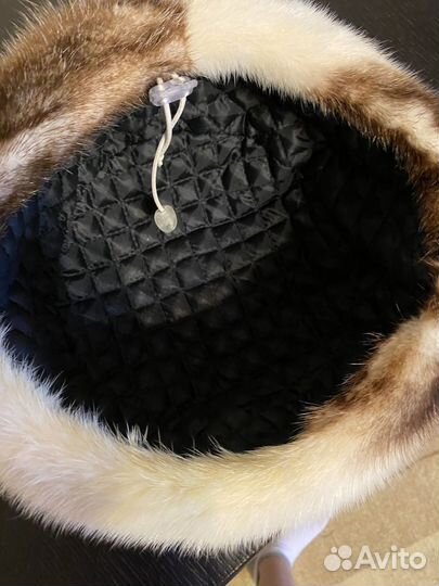 Берет женский норковый