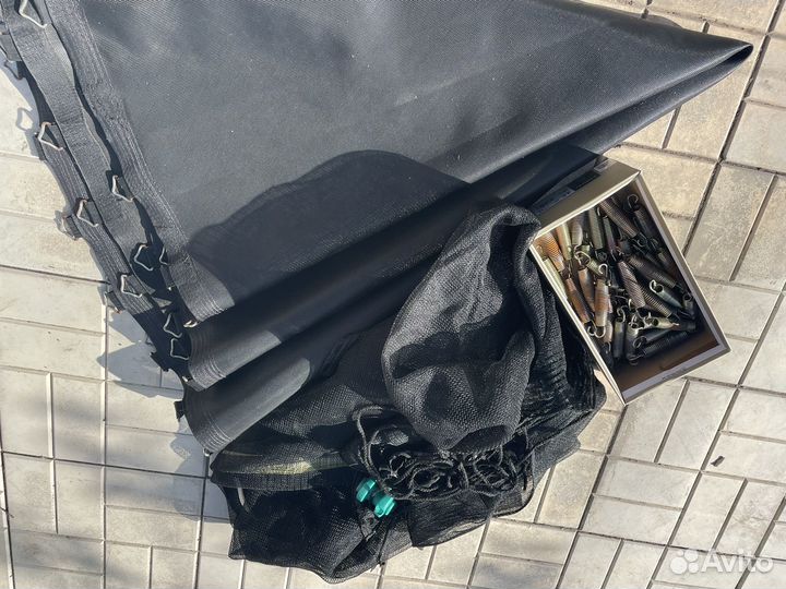 Детский батут с сеткой бу