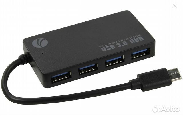 Хаб-адаптер USB3.1 Type-CM - 4*USB3.0