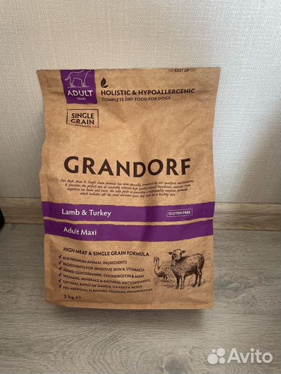 Корм для собак Grandorf 3 кг