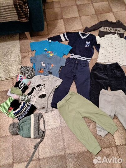 Детские вещи пакетом на мальчика 98 92