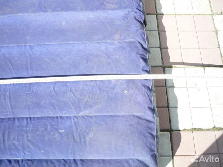 Надувной матрас intex двухместный с насосом б\у