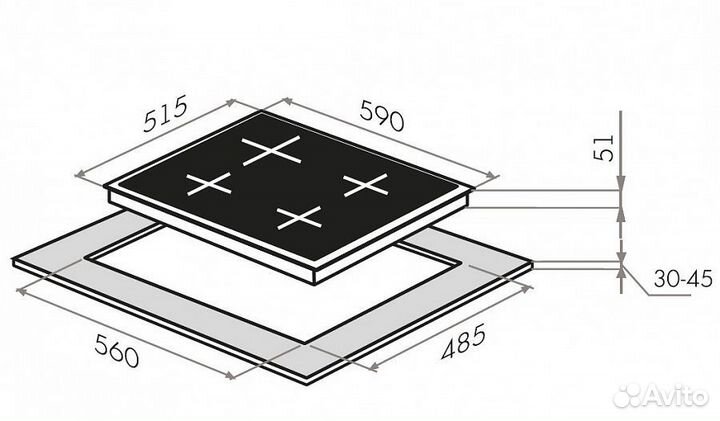 Maunfeld eghg.64.2cbgi/G слоновая кость Новая