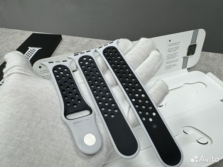 Ремешок Nike Pure Platinum для Apple Watch 44/45mm