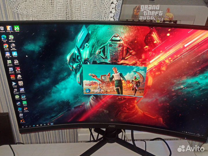 Монитор aoc 27
