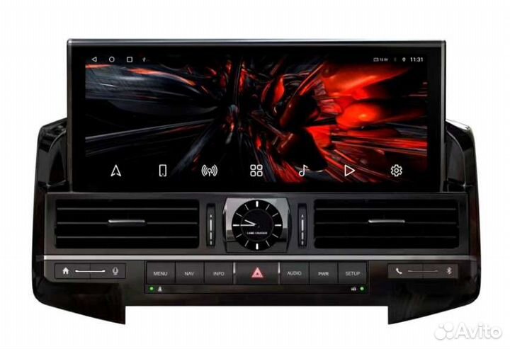 Штатное головное устройство на андроид для Тойота