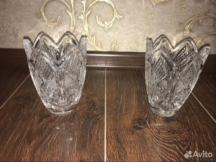 Ваза хрустальная