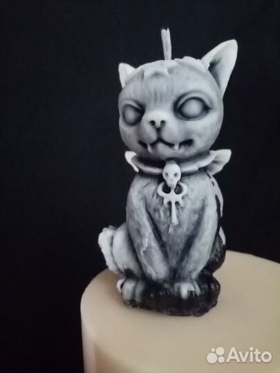 Свечи ручной работы Ведьмины котики-фамильяры