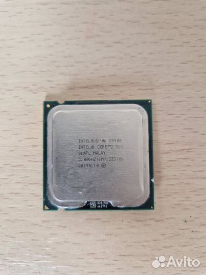 Процессор intel core 2 duo e8400