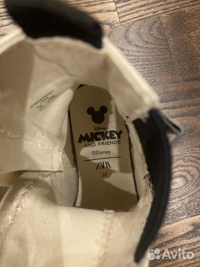 Ботинки мики маус zara бу