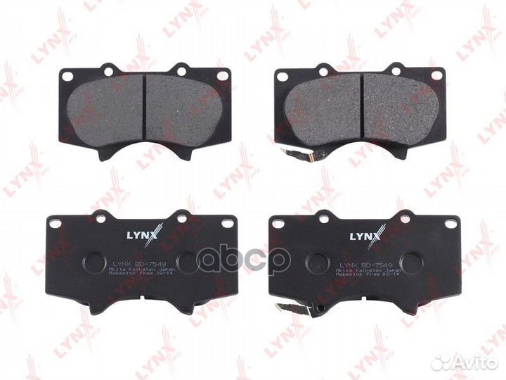 Колодки тормозные дисковые BD-7549 lynxauto
