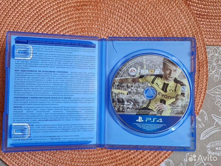 Fifa 17 ps4 диск