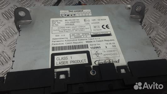 Магнитола toyota avensis T27 (KUK06I401)