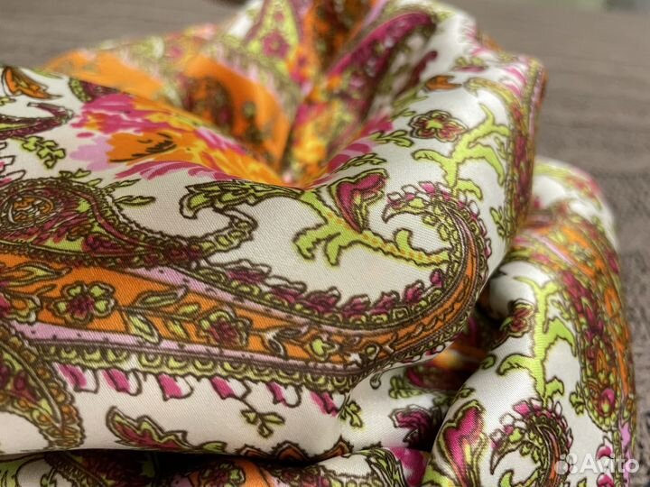 Платок шарф женский шелковый