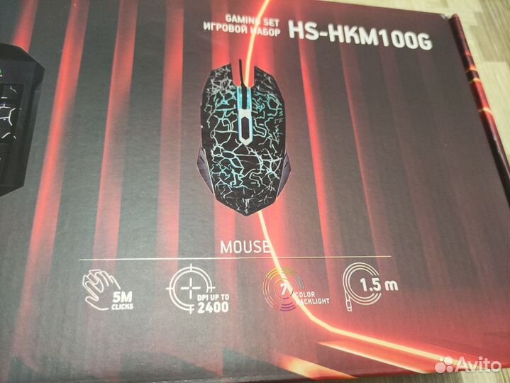 Игровой набор Oklick HS-HKM100G