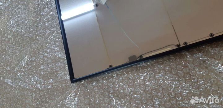 Зеркало в черном алюминии