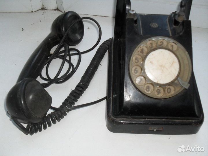 Телефон СССР в бакелите ( рабочий )