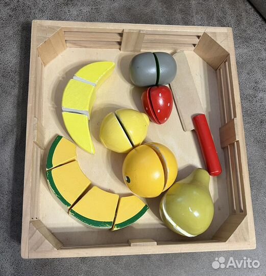 Нарезка фрукты melissa&doug дерево набор