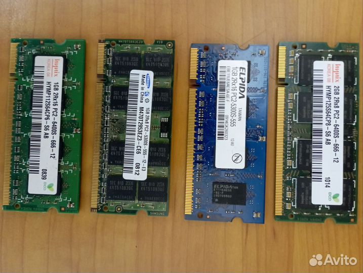 Оперативная память ddr2 и ddr3 sodimm