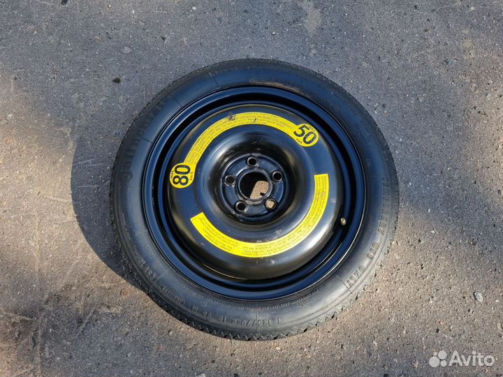 R16 Continental AllSeasonContact 125/70, PCD 5x100 DIA 57.1