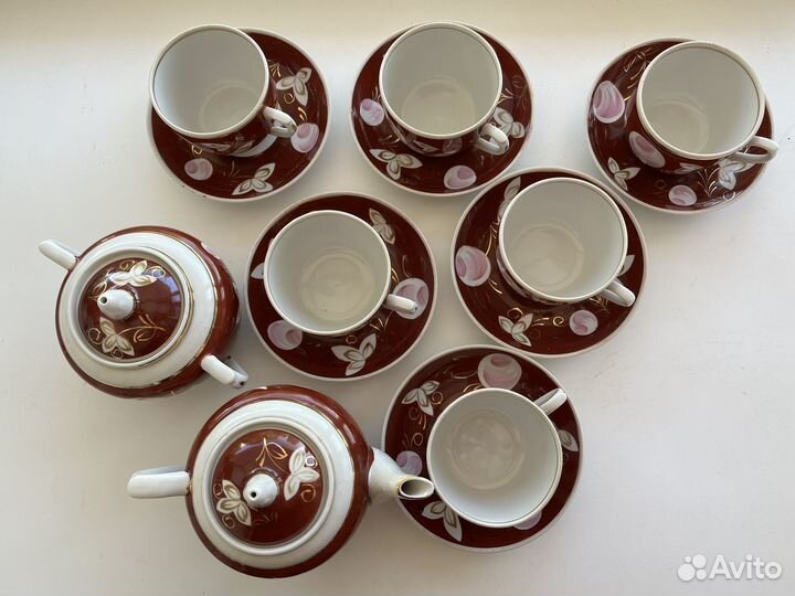 Чайный сервиз дфз Вербилки СССР 