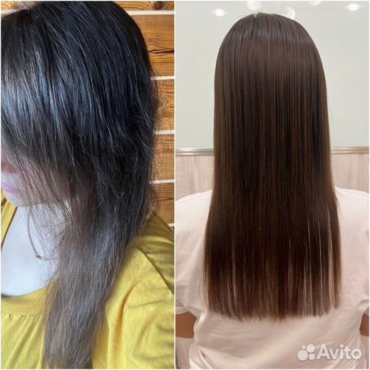 Кератин,ботокс,холодное восстановление волос