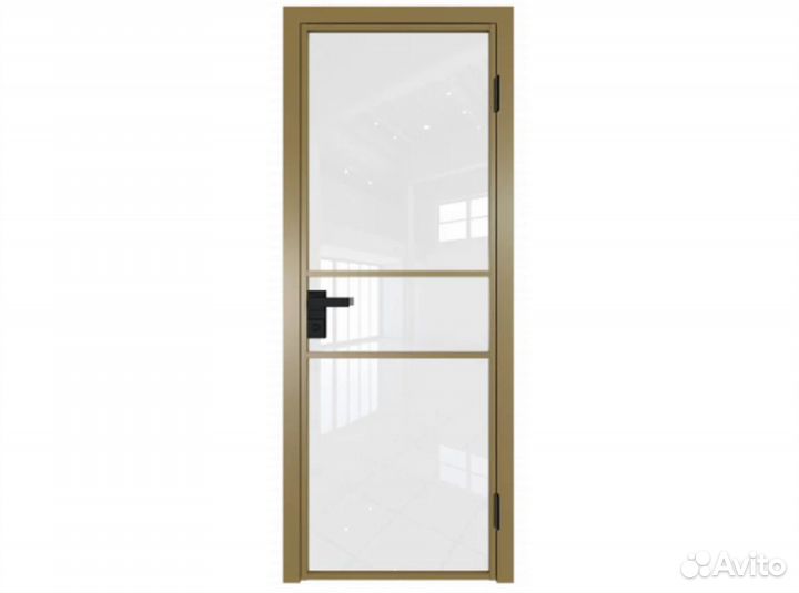 Дверь межкомнатная новая со стеклом (модель 2AG)