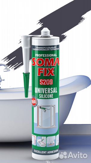 Силиконовый герметик soma FIX