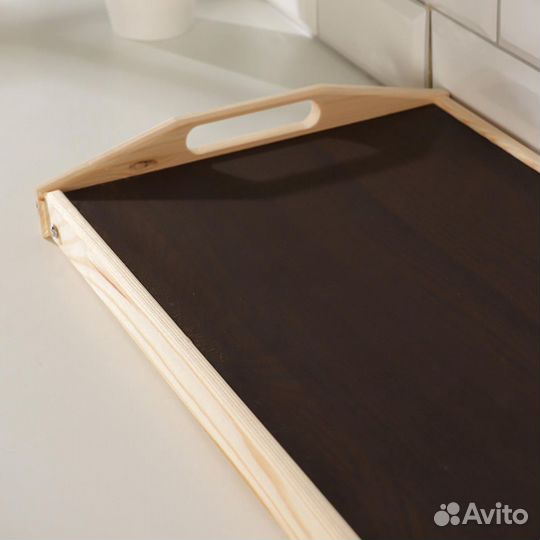 Столик для завтрака складной, 5030см, с ручками