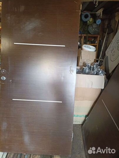 Дверь входная бу деревянная с коробкой