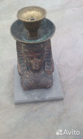 Бронзовый подсвечник Египет