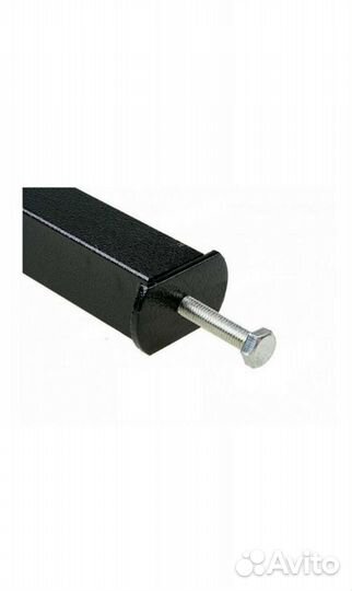 Опора мебельная, ножка, высота 25 см, чёрный