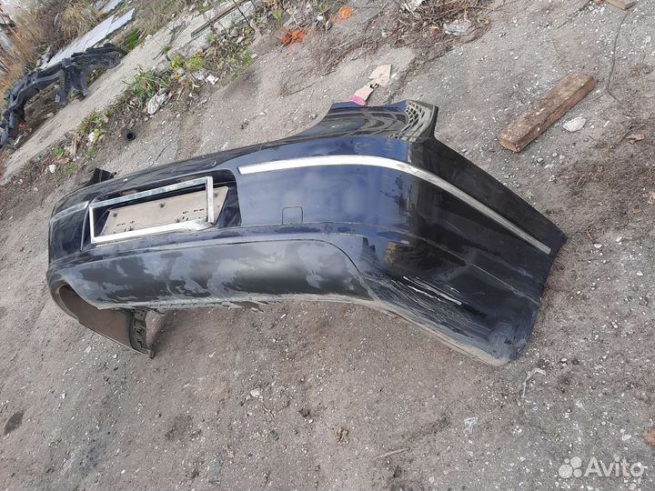 Задний бампер синий Volkswagen Passat B6