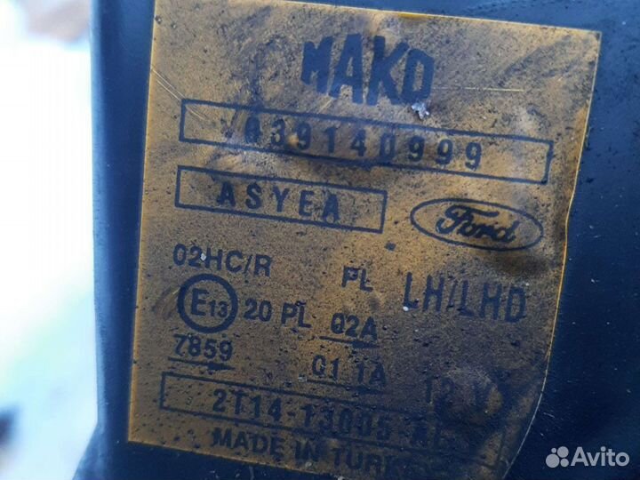 Фара левая Форд Турнео Коннект оригинал