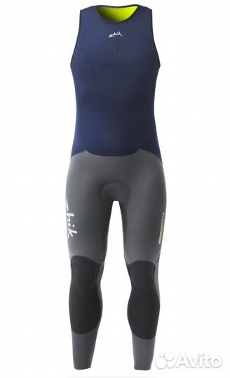 Длинный гидрокостюм без рукавов для жаркой погоды