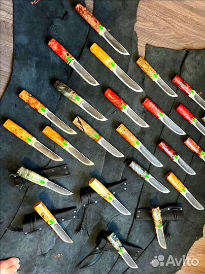 Якутский нож 110х18ш кованный ручная работы