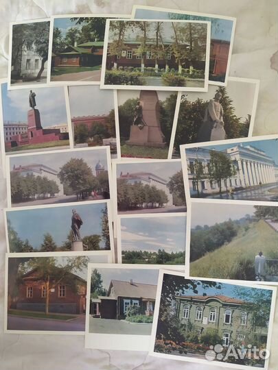 Открытки, рисунок, портрет В. И. Ленин