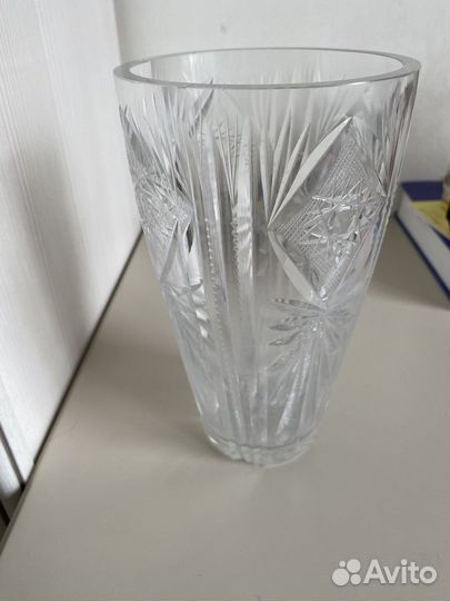 Хрустальная ваза для цветов СССР