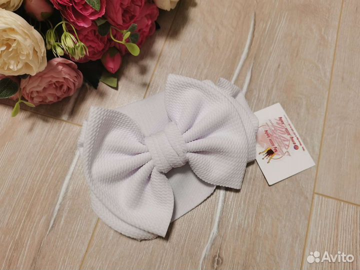 Повязки для девочки банты и цветы новые