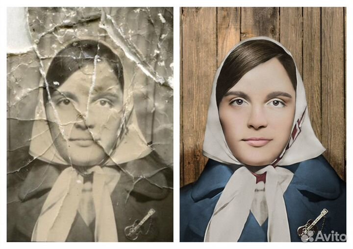 Реставрация, ретушь и колоризация фото