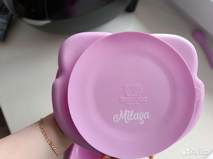 Набор силиконовой посуды для детей