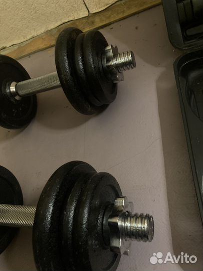 Набор гантелей в кейсе