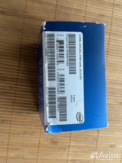 Процессор Intel Celeron G3900