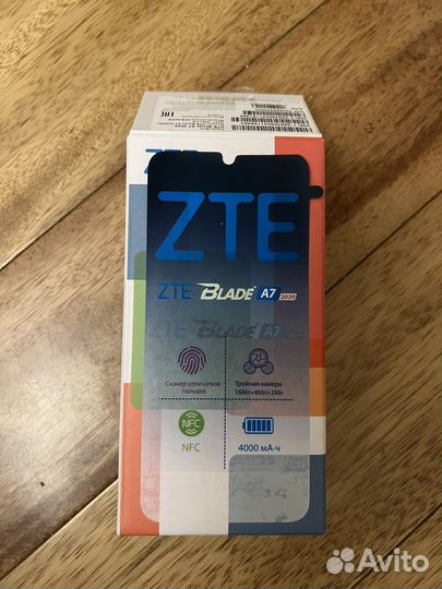 Коробка zte blade a7 2020