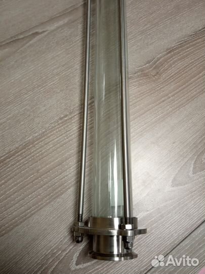 Царга стеклянная 50см, кламп 1,5 дюйма