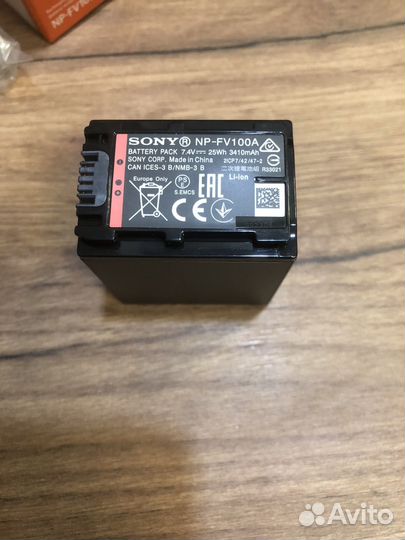 Sony nv-fv100a батарея