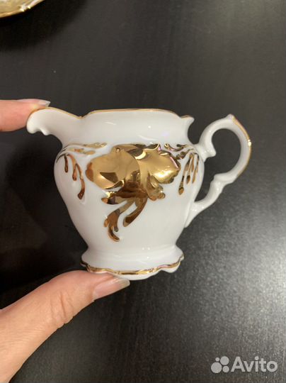 Винтажный кофейно/ чайный сервиз Польша