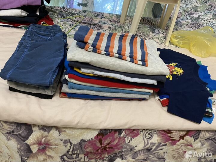 Огромный пакет вещей на мальчика