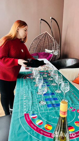 Организация мероприятий: винное казино, дегустации